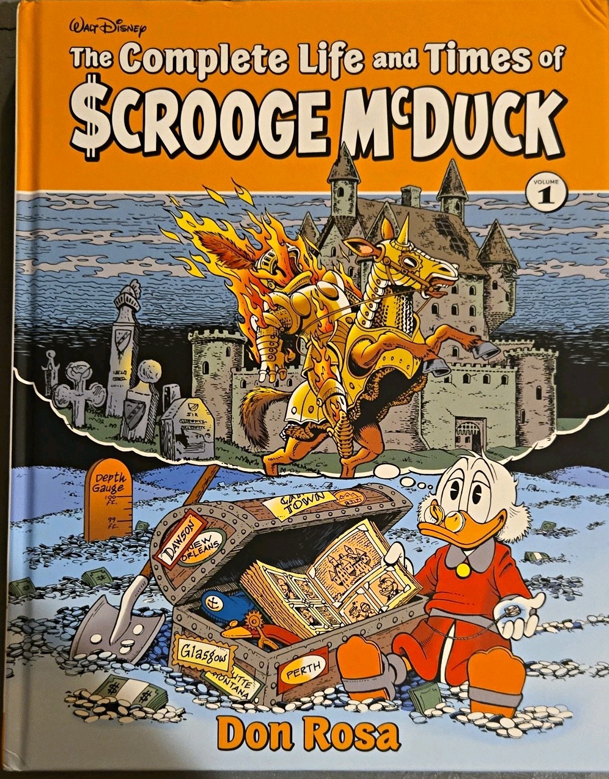 Disney Complete Life & Times of Scrooge McDuck Vol. 1 Hardcover Don Rosa