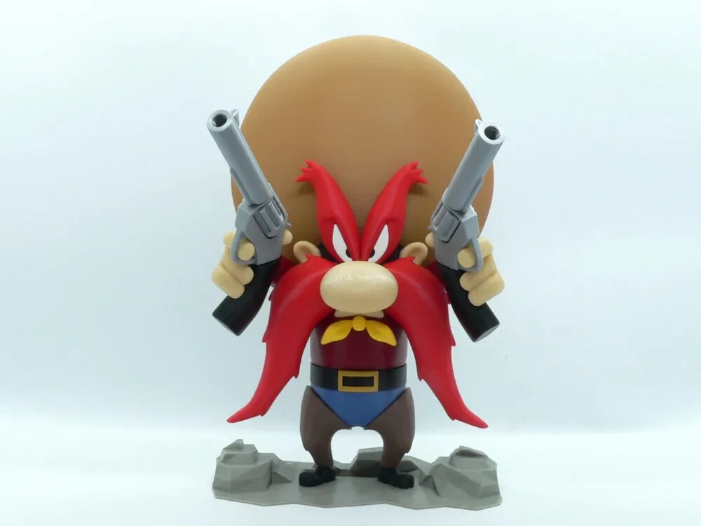 Looney Tunes Yosemite Sam 3D Printed Figure – 23cm Collectible Statue