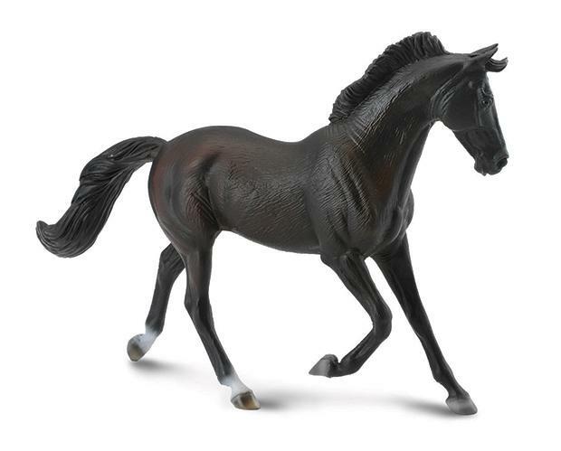 Breyer Horses CollectA Black Thoroughbred Mare Toy Figurine #88478
