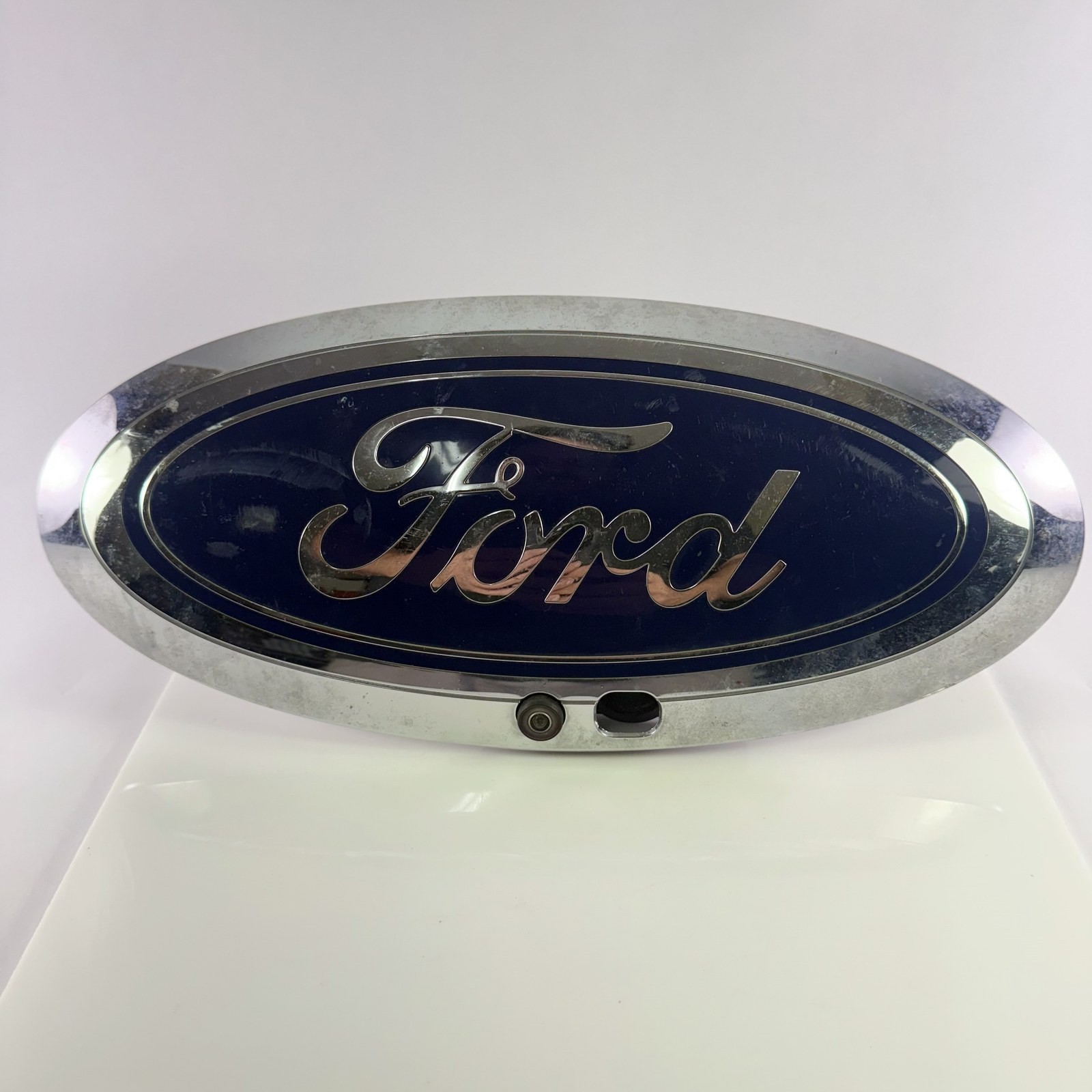 Ford F150 Genuine OEM Front Grille Emblem Oval Badge w Camera HC3B-8B262-BJ