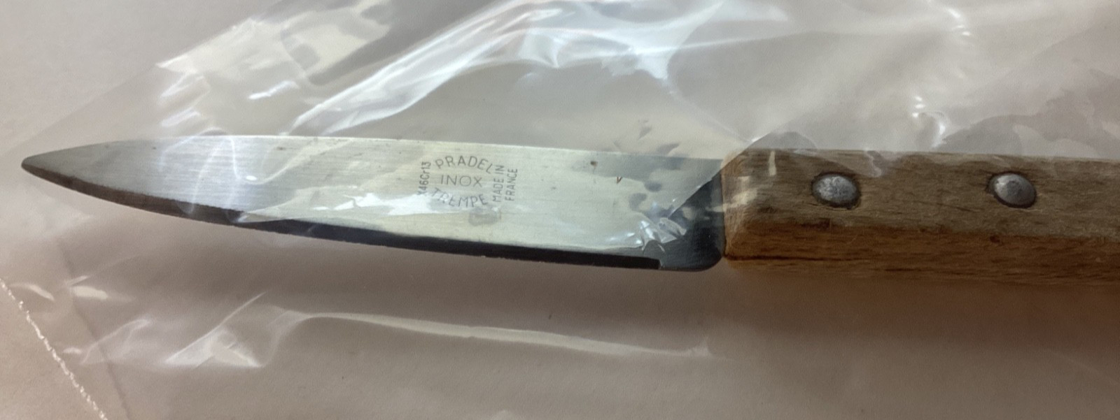Vintage PRADEL French Small Utility Knife X46Cr13 INOX TREMPE