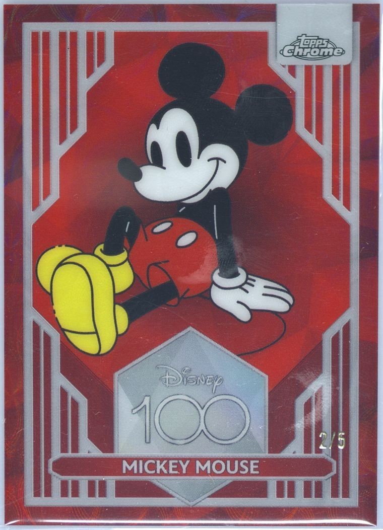 Refrigerator Magnet of 2023 Topps Chrome Mickey Mouse Red