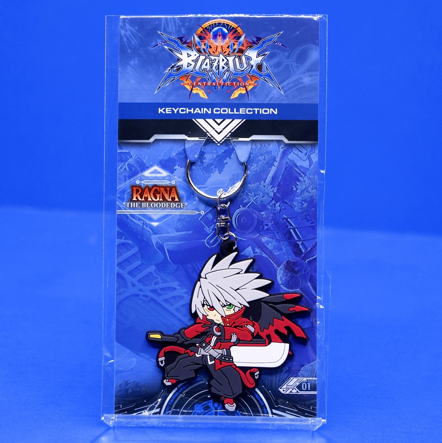 Blazblue Central Fiction Ragna the Bloodedge Rubber PVC Keychain Figure