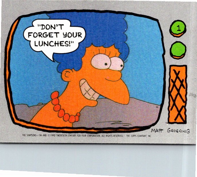 1990 Topps The Simpsons - PICK / CHOOSE YOUR CARDS 