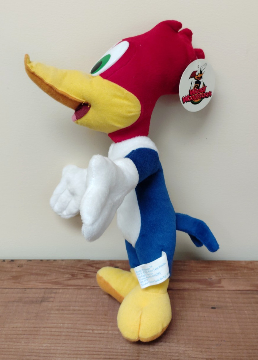NEW W Tags Woody Woodpecker Toy Network 13 in Vintage 2001 Plush