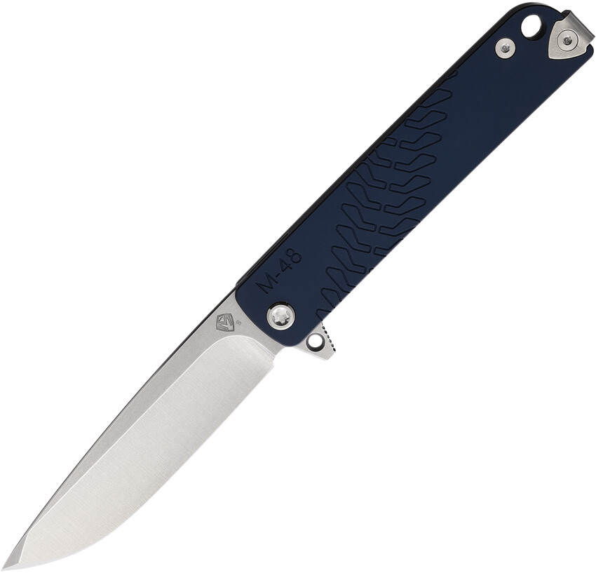 Medford M-48 Framelock Blue Aluminum Folding S35VN Pocket Knife 212STQ44TM