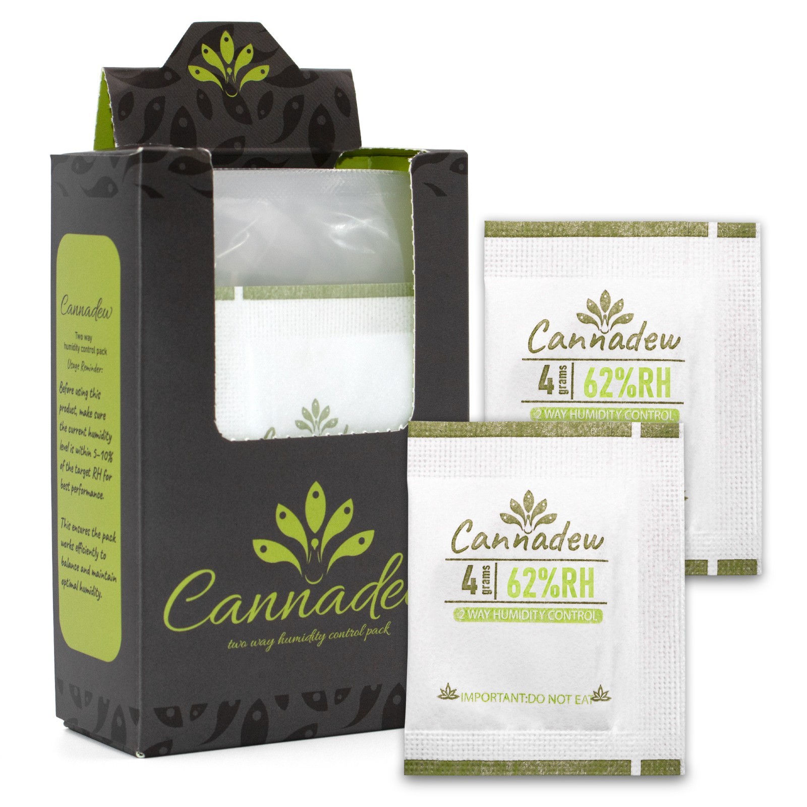 62% RH 4Gram (15 Pack) Two-Way Humidity Control Packets