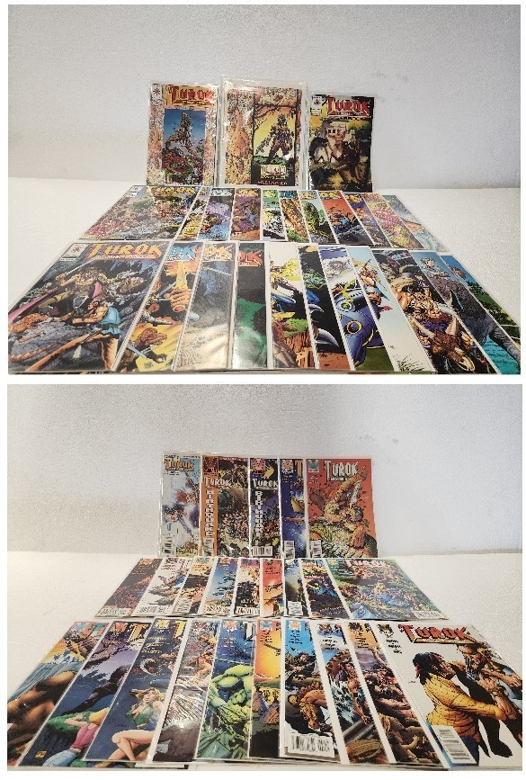 Turok Dinosaur Hunter #1-47 (1993) + Preview, Yearbook HIGH GRADE SET Valiant SA