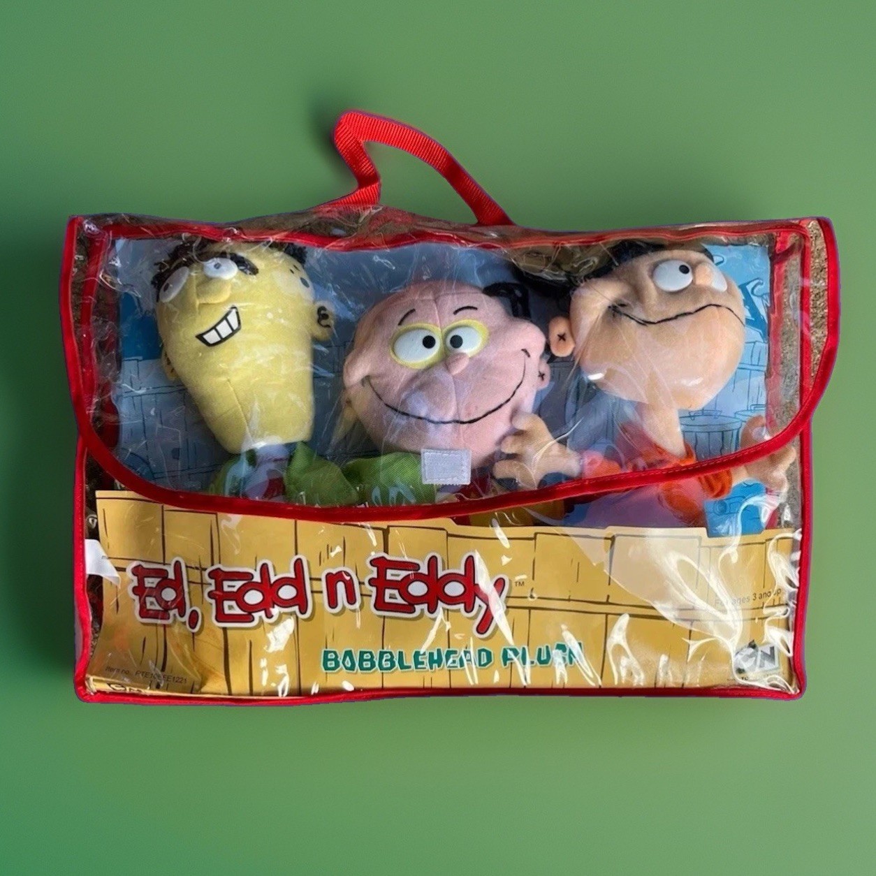 Ed Edd N Eddy Bobble Head Plush Figure Set Cartoon Network