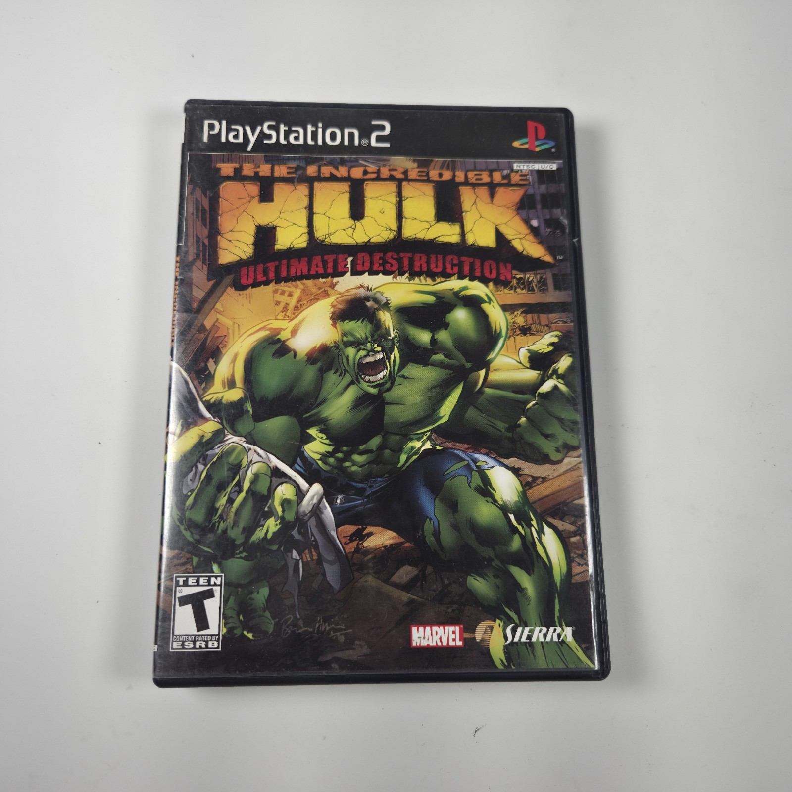 The Incredible Hulk: Ultimate Destruction (Sony PlayStation 2, 2005) CIB Tested