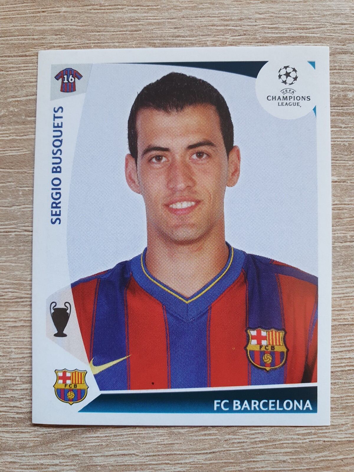 Panini CL 2009 2010 Sergio Busquets 357 Barcelona Champions League Topps Stickers