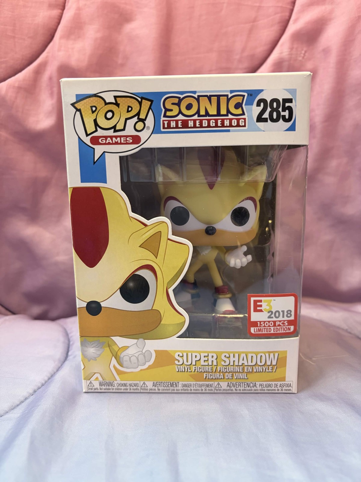 Funko Pop Games: Sonic the Hedgehog - Super Shadow - E3 2018 #285 (1500)