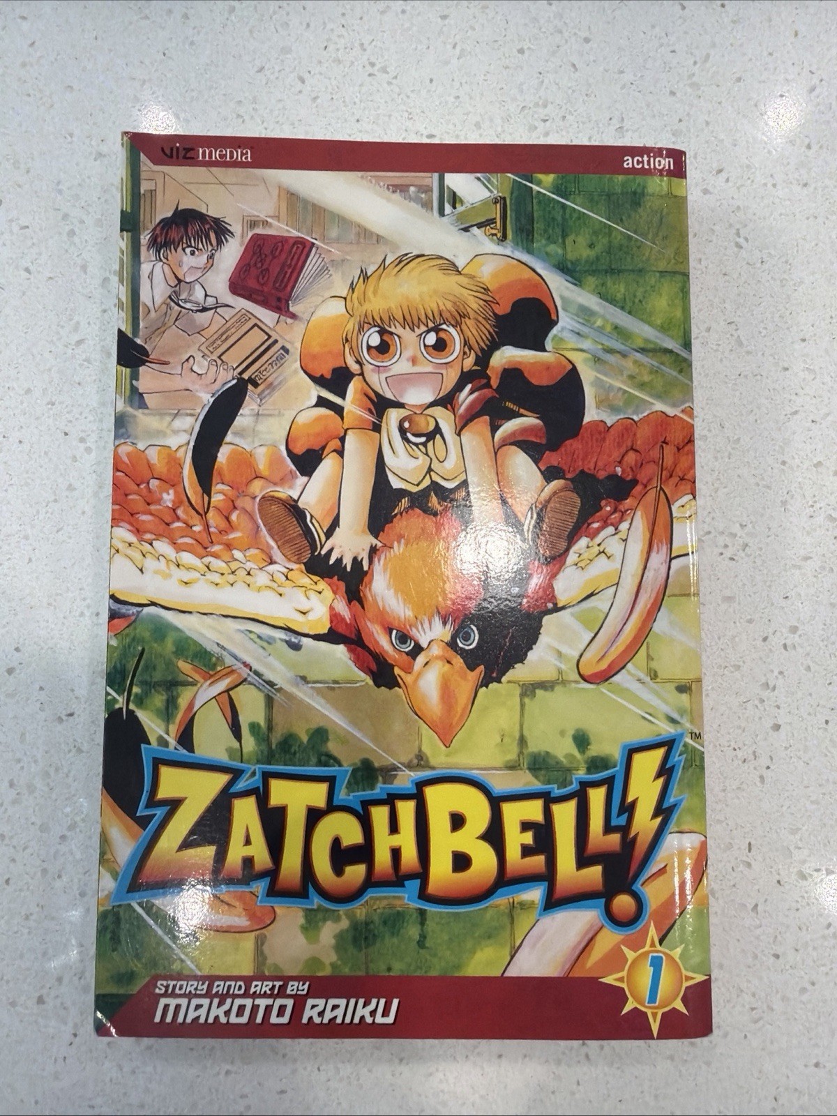 ZatchBell Zatch Bell Vol 1 1st. Print Manga English Volume Makoto 2005 ** READ *