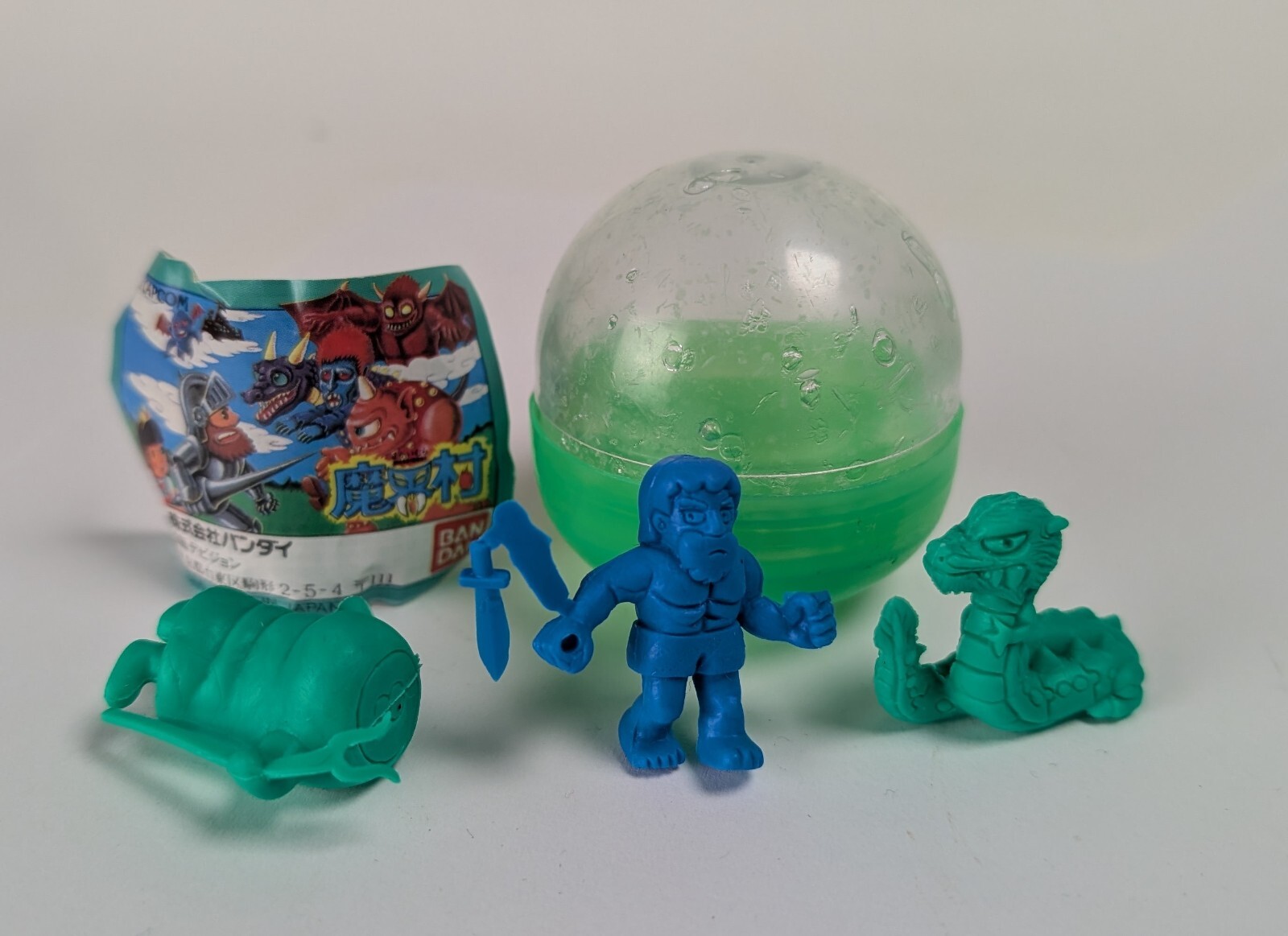 Vintage 1986 Ghosts'N Goblins Kinkeshi Keshi Miniature Rubber Figures Rare