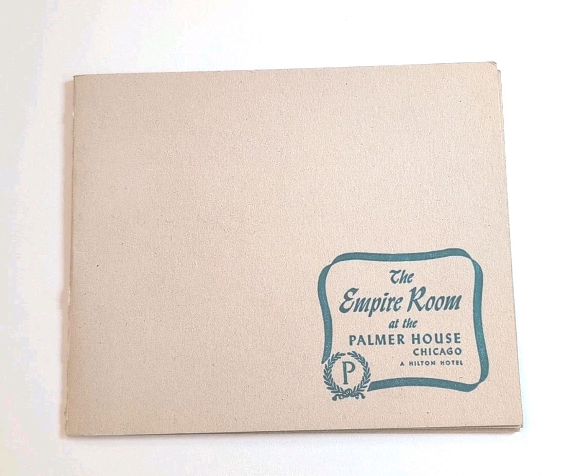 ​1948 Empire Room Palmer House Chicago Souvenir Photo Federal Reserve Bank Women