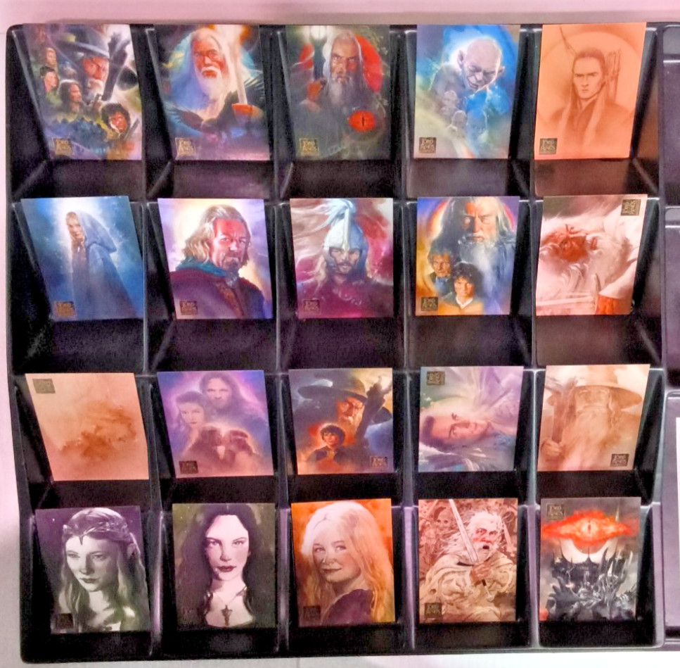 Topps Lord of the Rings Masterpieces Series 2 Base Set 72 Cards LOTR 2008 Fantas