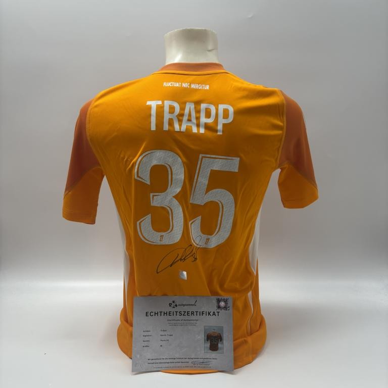 Paris FC Jersey Kevin Trapp Signed Autogramm Adidas COA M