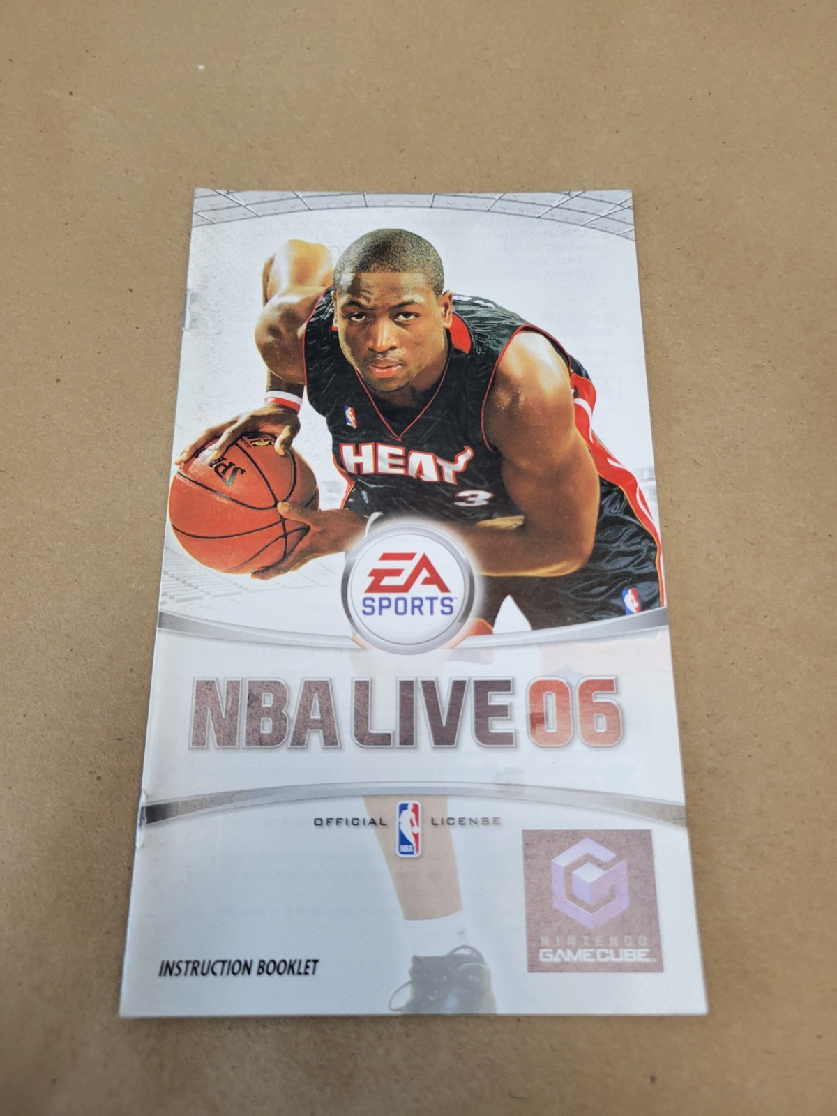 nba live 06 gamecube Manual only