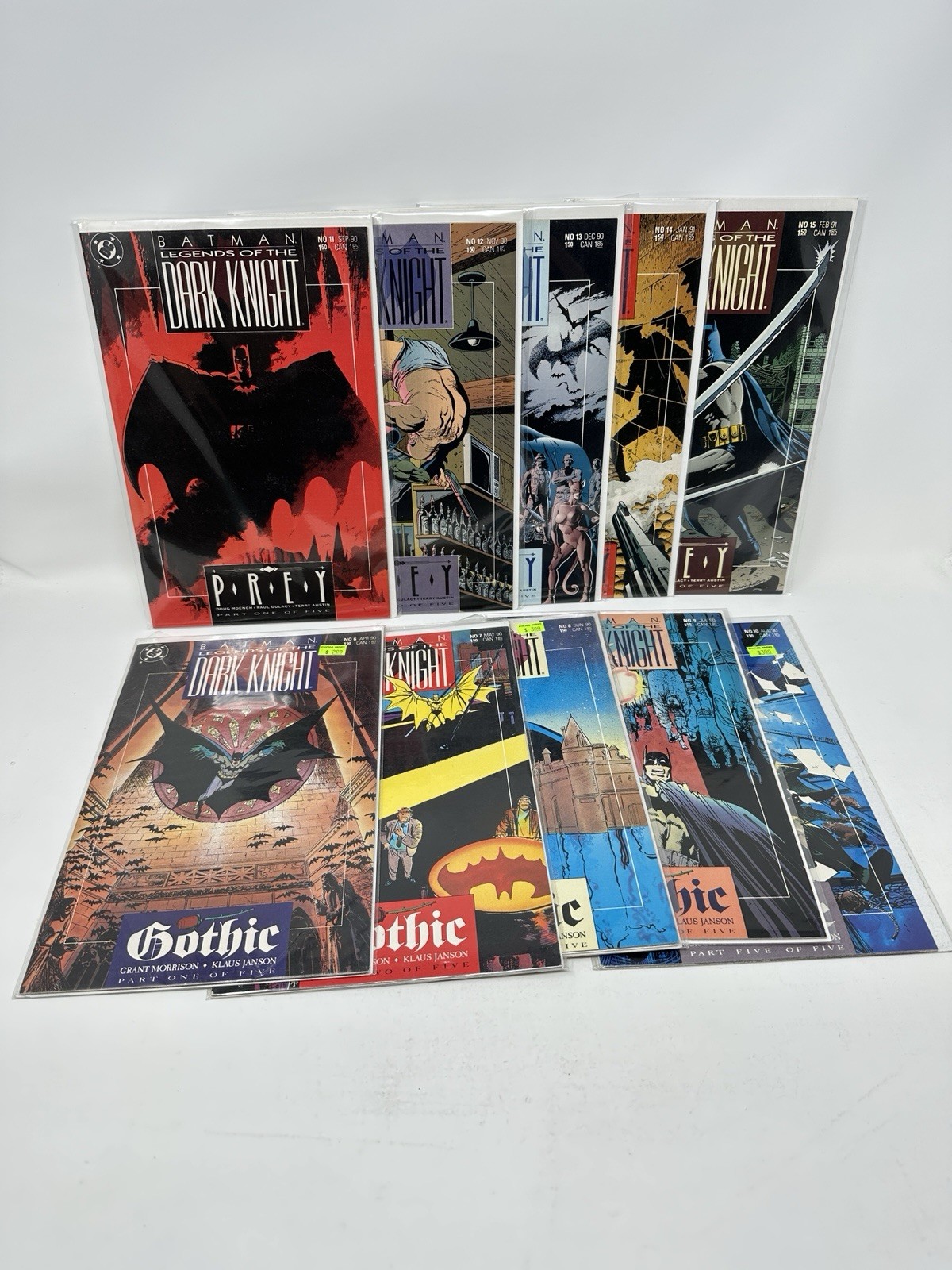 Batman Legends Of The Dark Knight Issues 6-14 Gothic Parts 1-5 & Prey Parts 1-5