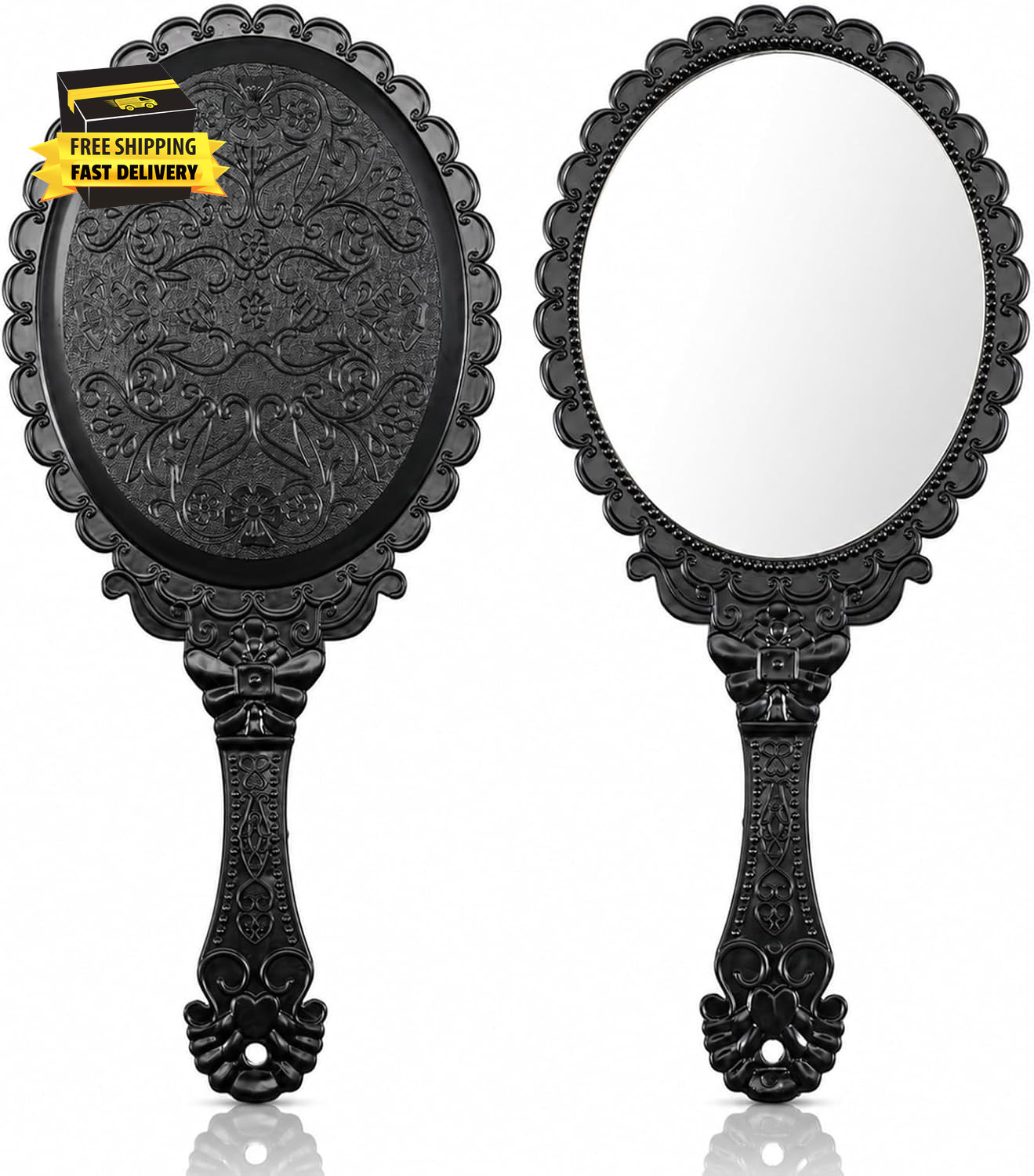Vintage Handheld Mirror Handheld Mirrors Vintage Hand Mirror ⭐️⭐️⭐️⭐️⭐️