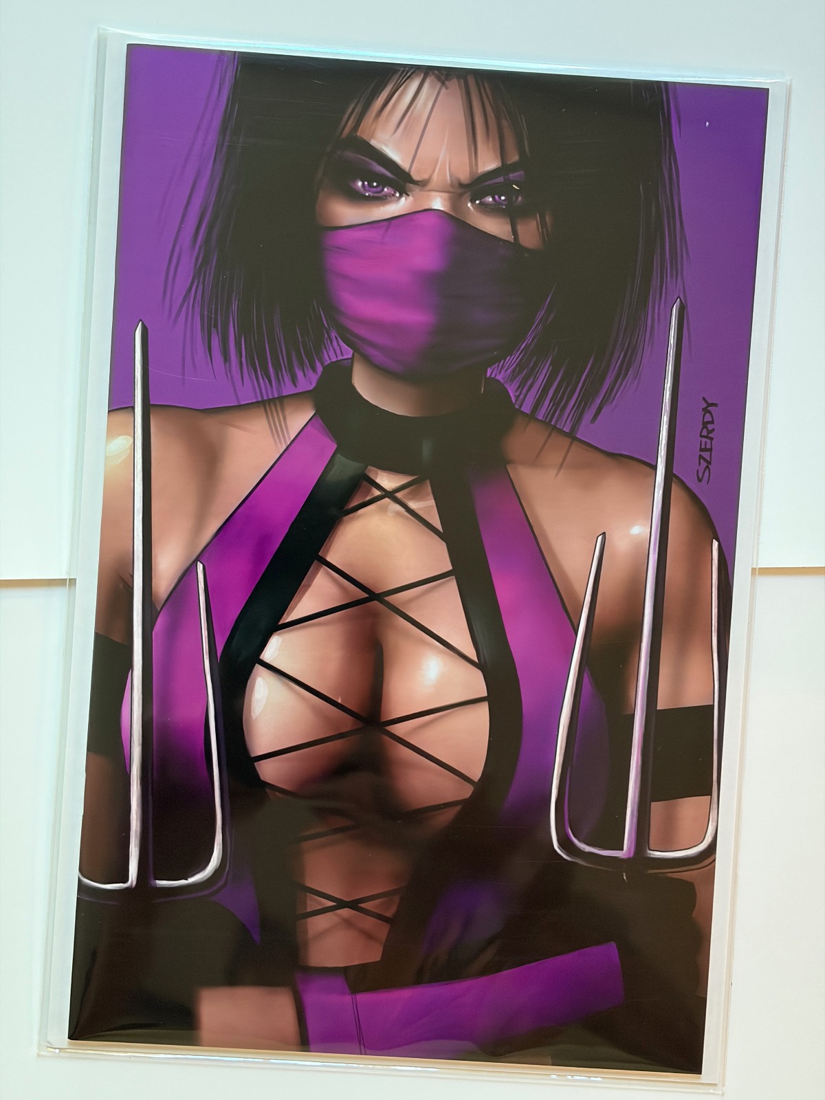 Zirty Girlz #1 Mortal Kombat Mileena Nice Purple Variant NM Nathan Szerdy 2020