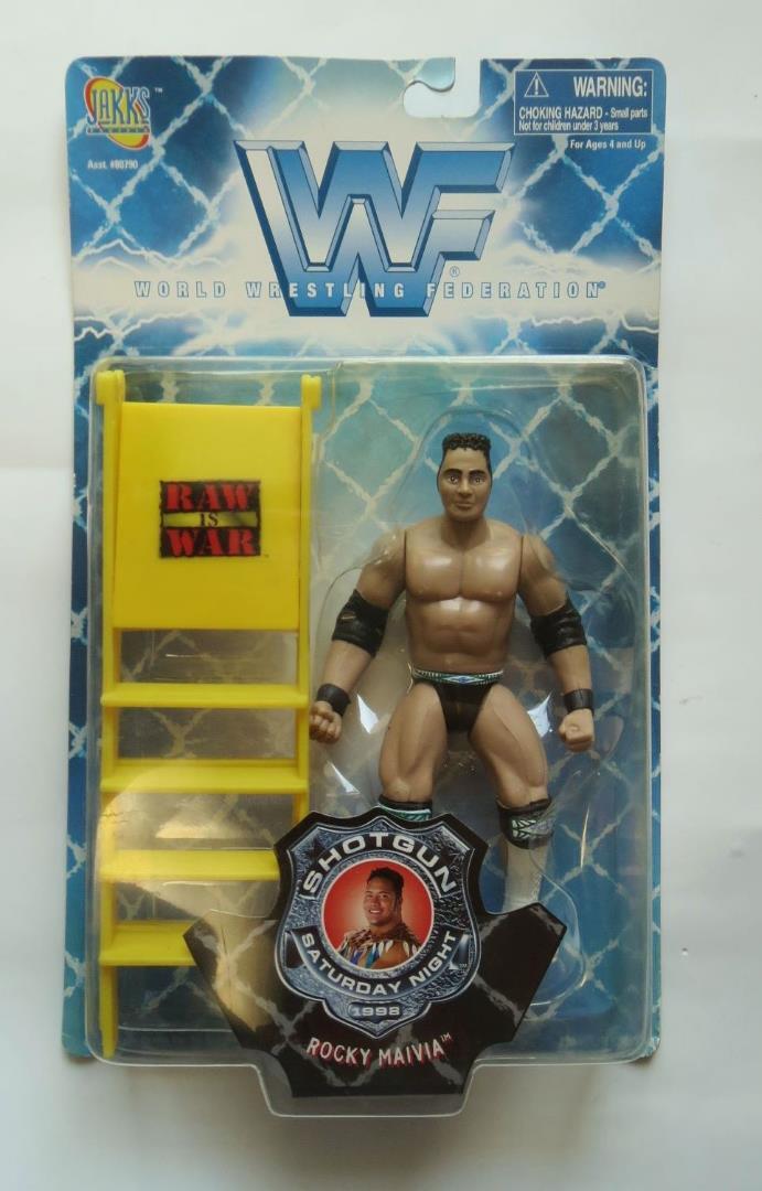 Wwf Figure Rocky Mavia Shotgun Saturday