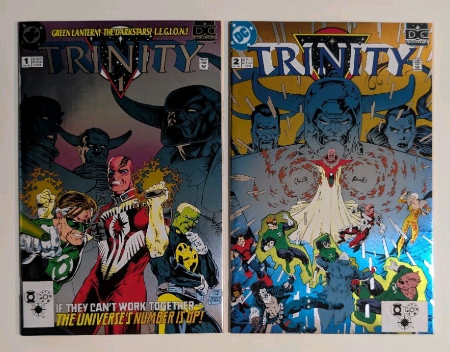 Trinity #1-2 Complete Series DC Comics 1993 Matt Wagner Lot
