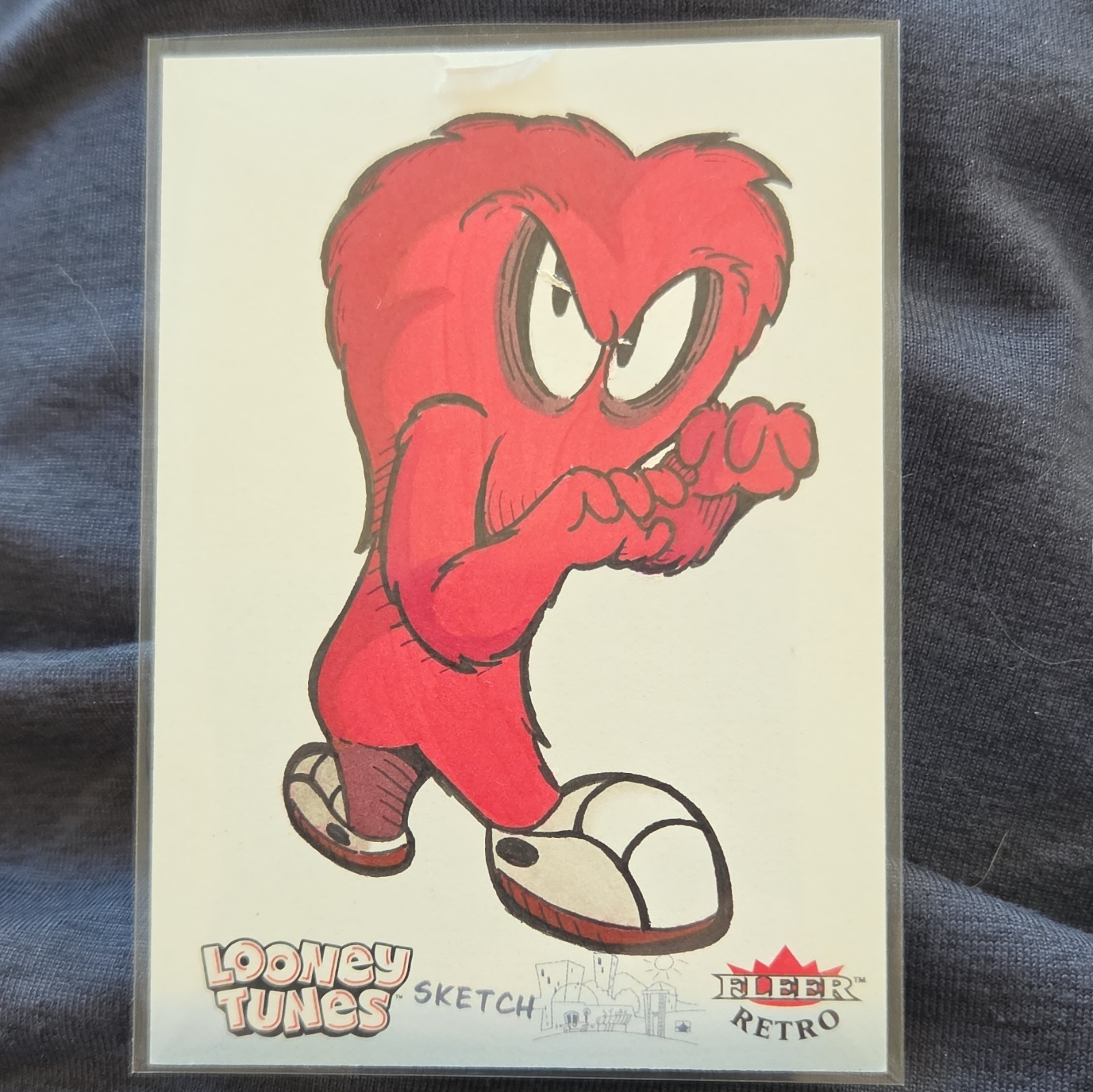 Fleer 2024 Fleer Retro Looney Tunes Gossamer Sketch 1/1 Auto #050