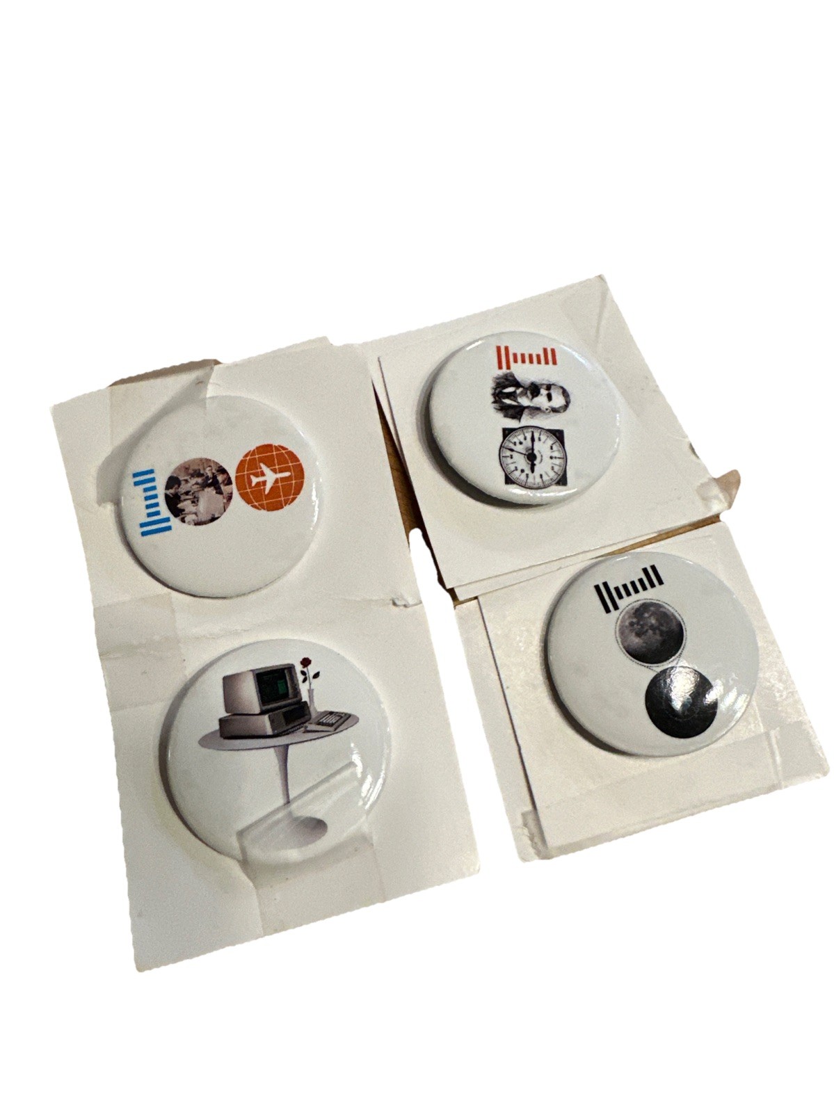 IBM 100th Anniversary Pins . All 4 Included