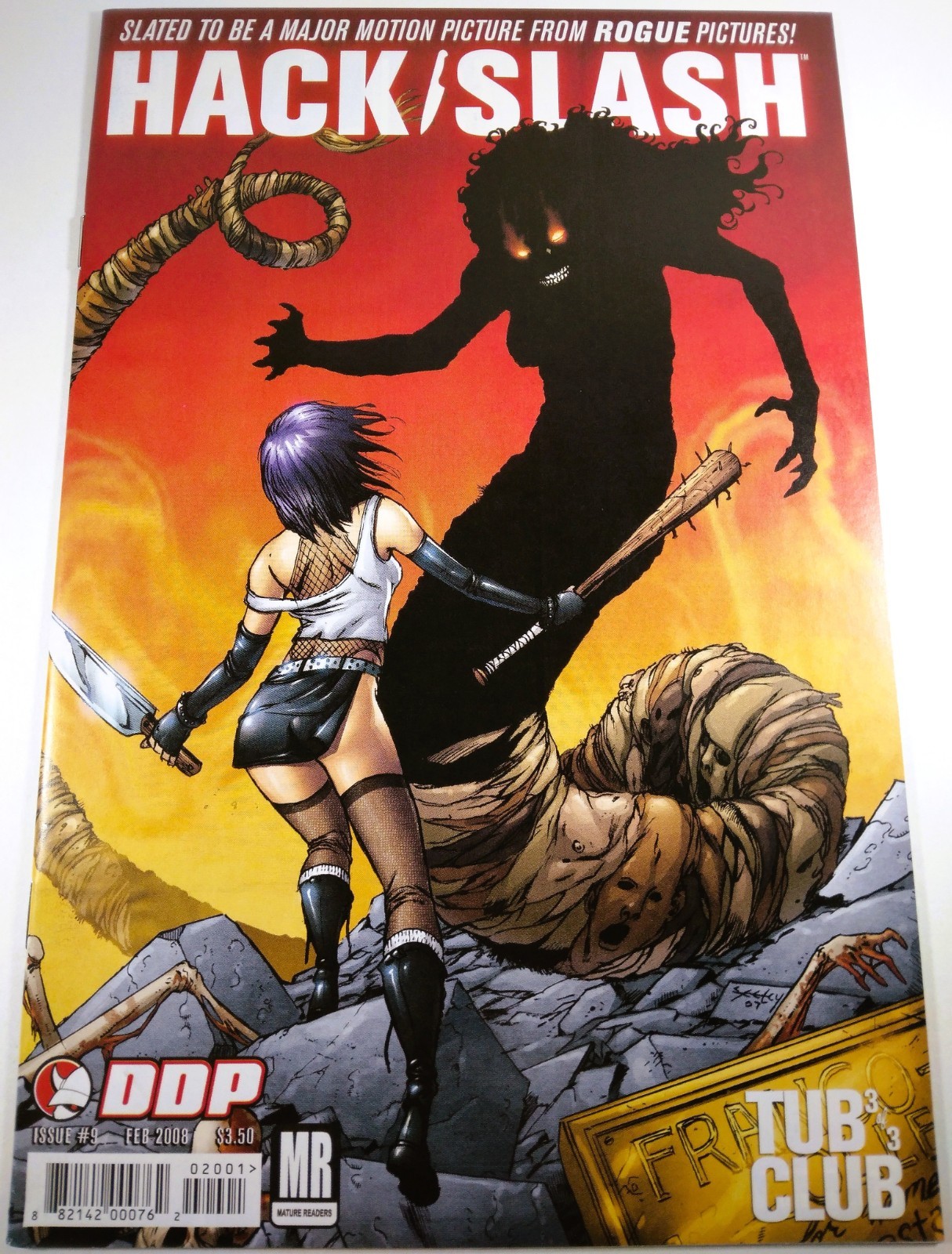 🩸💀 HACK SLASH THE SERIES #9 TIM SEELEY CVR A DEVIL'S DUE PUBLISHING 2008 VF