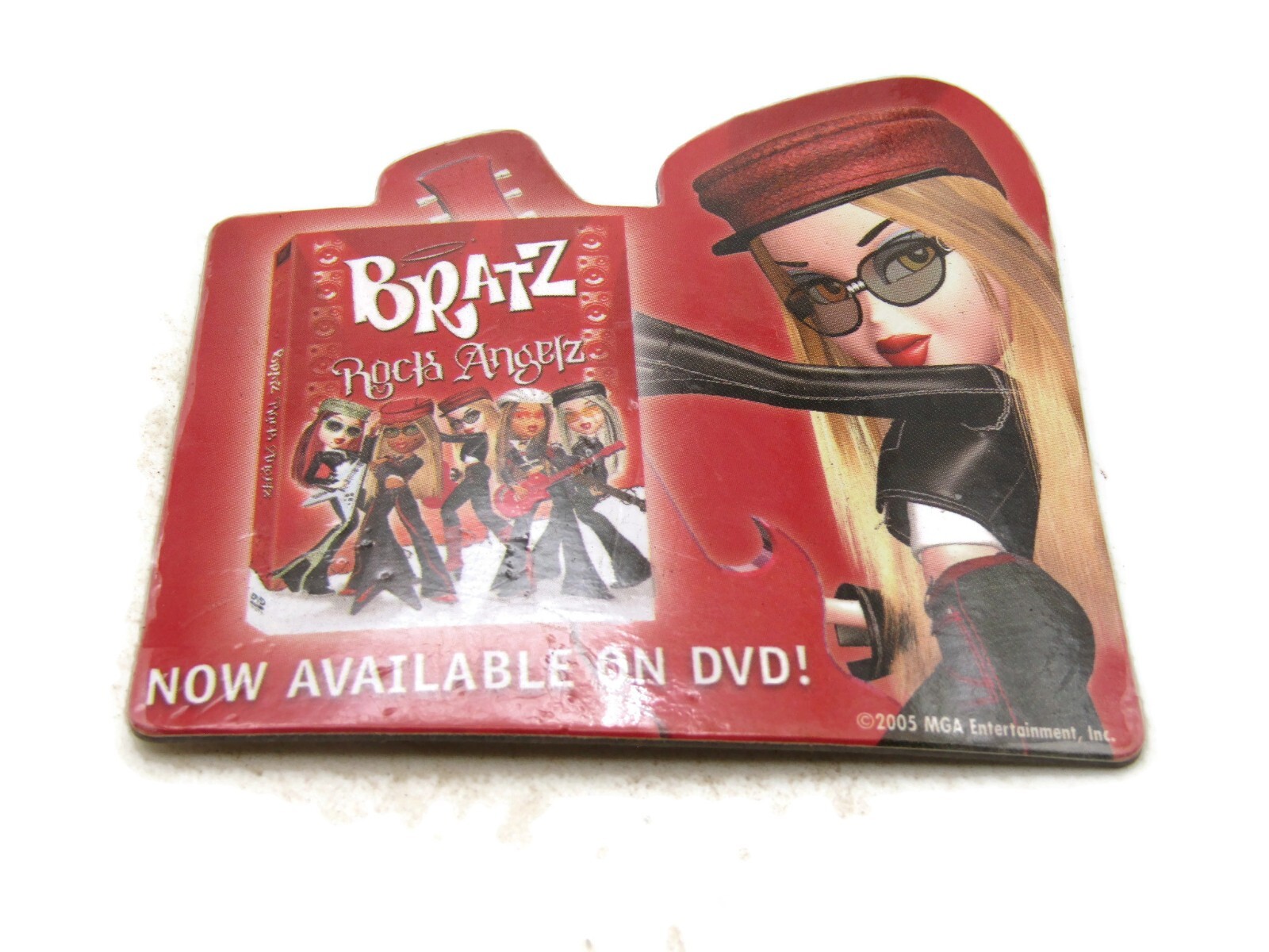 2005 Bratz Rock Angelz Pinback Button DVD Movie Promo MGA Entertainment Pin Y2K