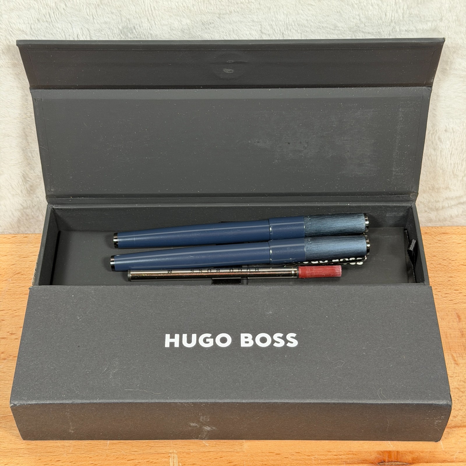 HUGO BOSS HPPR189N - Set Gear Minimal All Navy (Rollerball Pen & Fountain Pen)