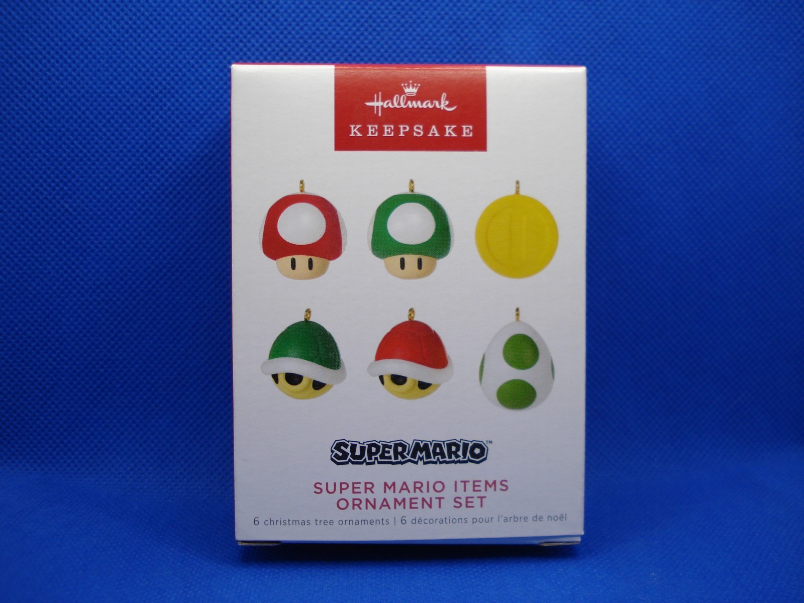 Hallmark Keepsake Ornament 2022 Super Mario Items Ornament Set Of 6 BRAND NEW
