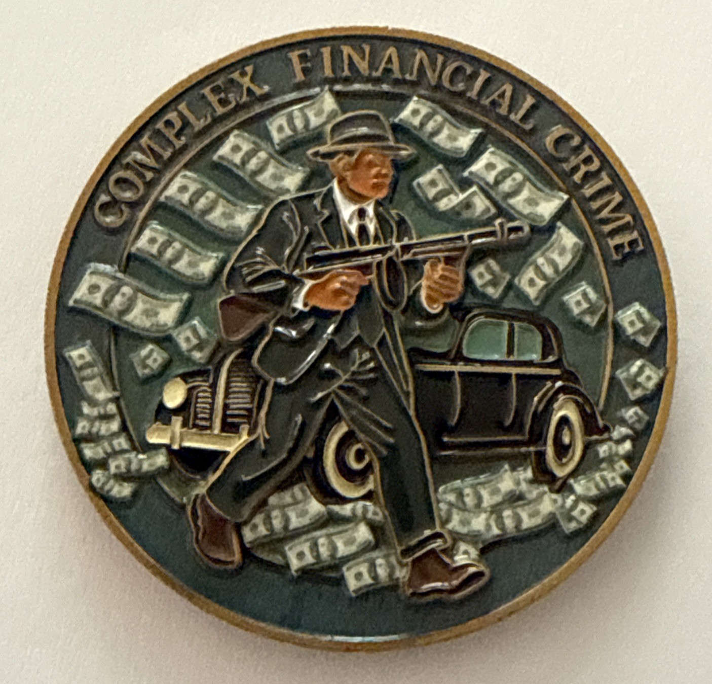 FBI Philadelphia Complex Financial Crimes challenge coin