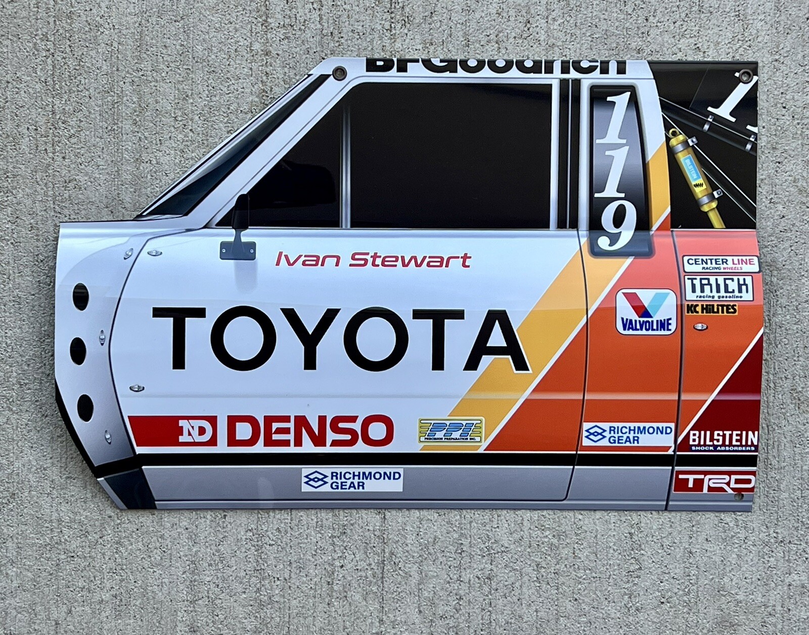 WOW Ivan Stewarts 1984 PPI Toyota Baja 500 Door Style  Sign