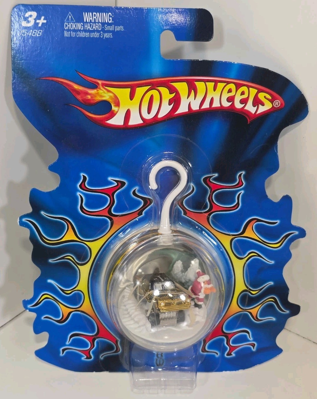2005 Hot Wheels Happy Holidays Gold Low Rider Hydraulic Car Plus  Santa 