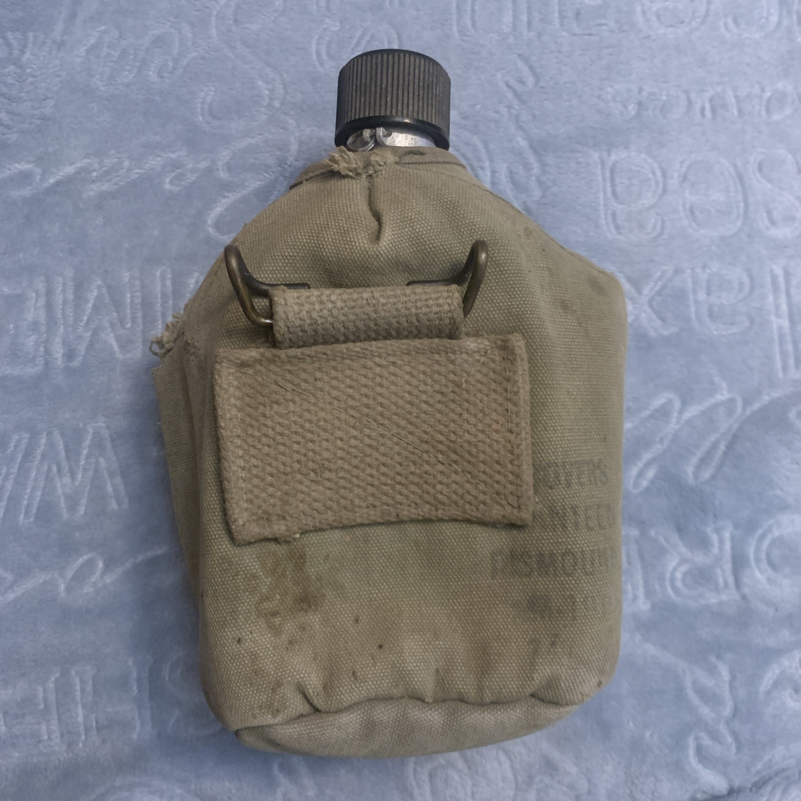 U.S. Army Korean War Era M-1910 Dismounted Canteen Cover Used