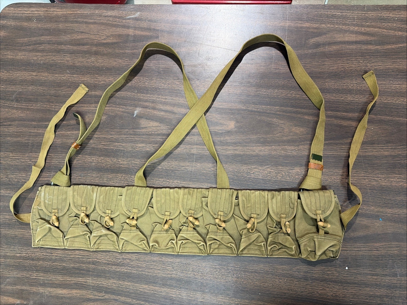 SKS Ten Pocket Bandolier: Chinese Military 7.62x39mm Type 56 SKS Chest Rig Ammo