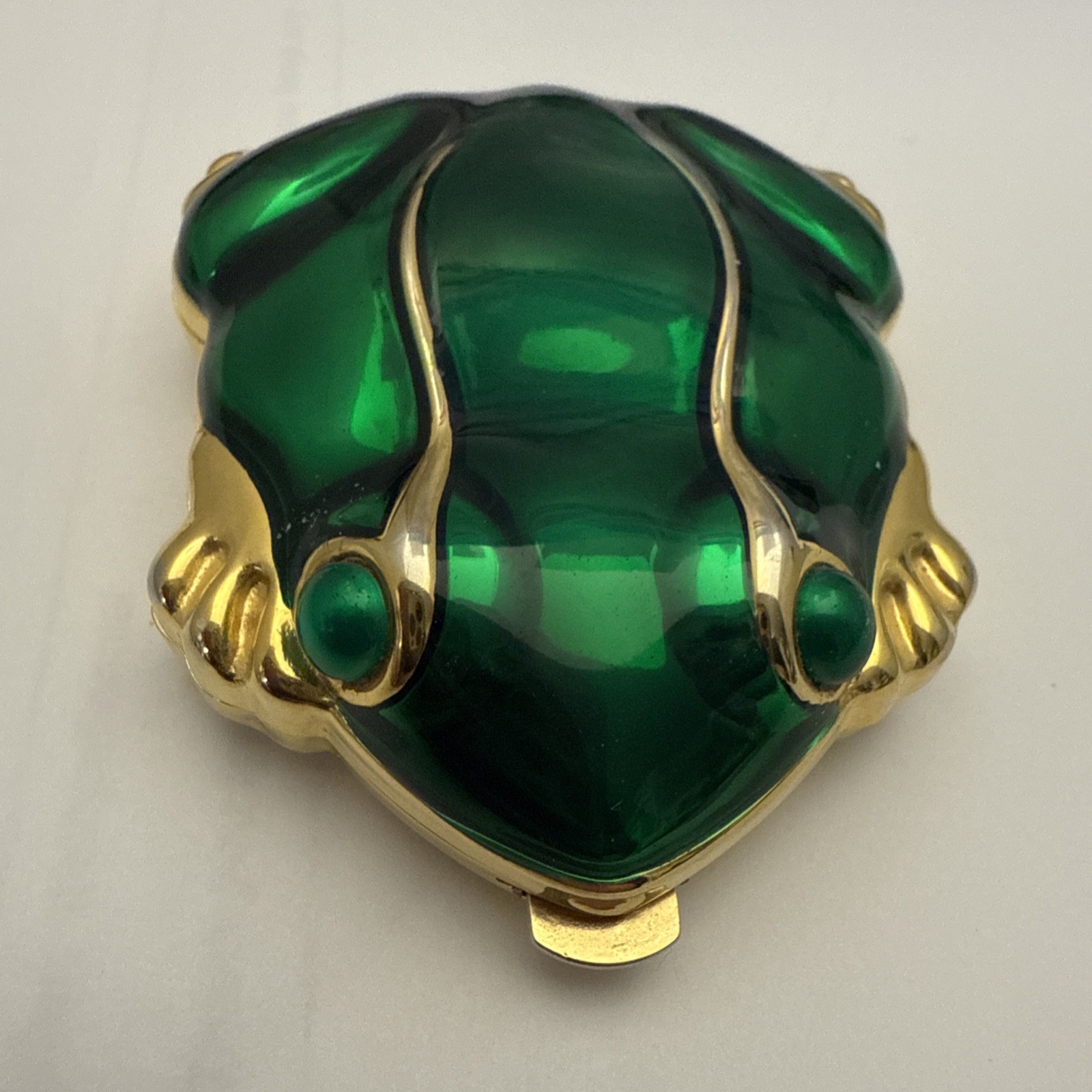 Estée Lauder Leap Frog Lucidity Compact Vintage 06 Transparent Collectible