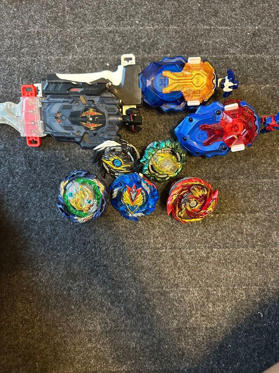 Takara Tomy Beyblade Burst Top and Launcher Lot Used Collectible 15+