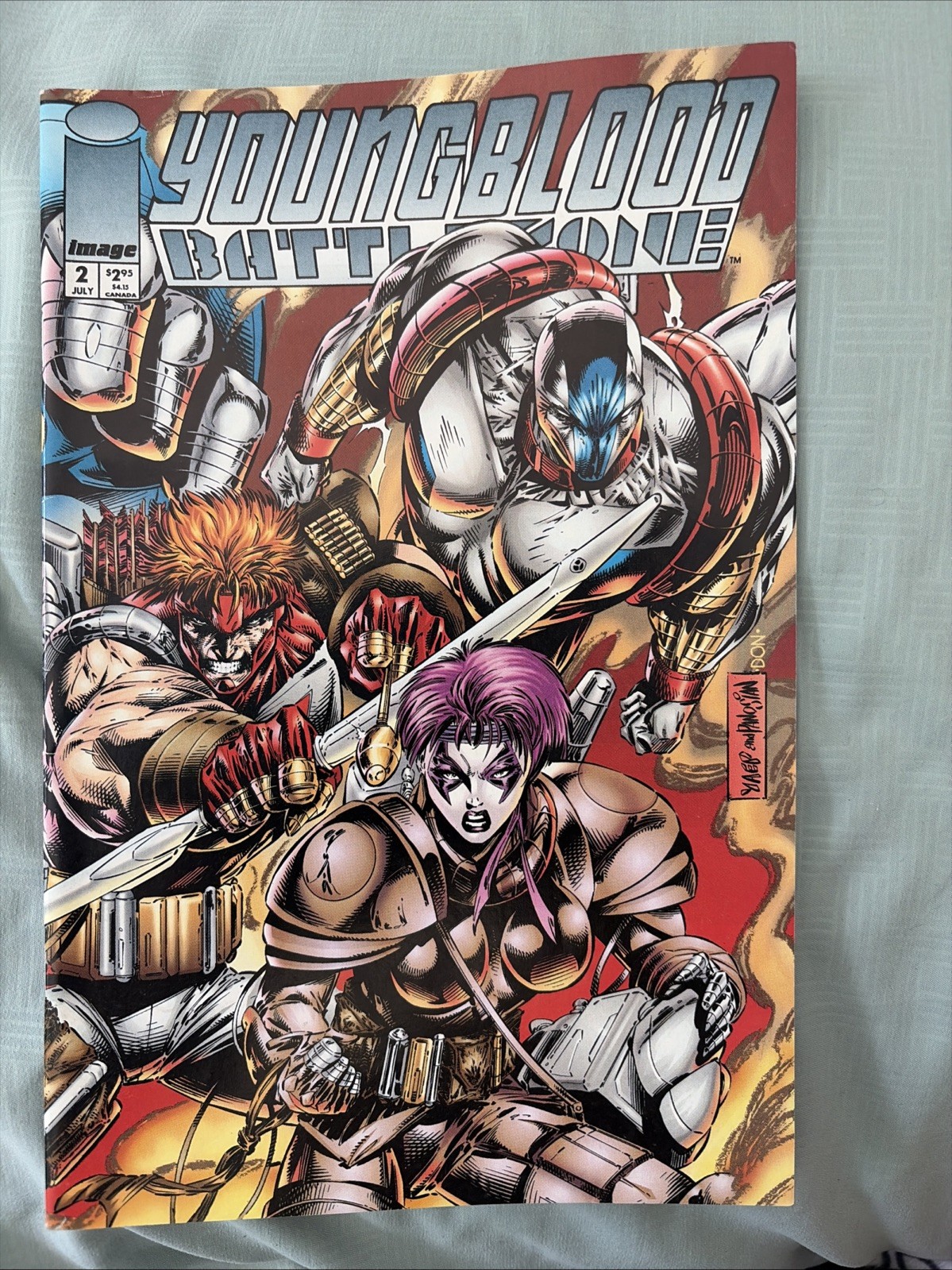 Youngblood Battlezone #2 1994 Image Comics 8.0+ Comic Book QQ-119