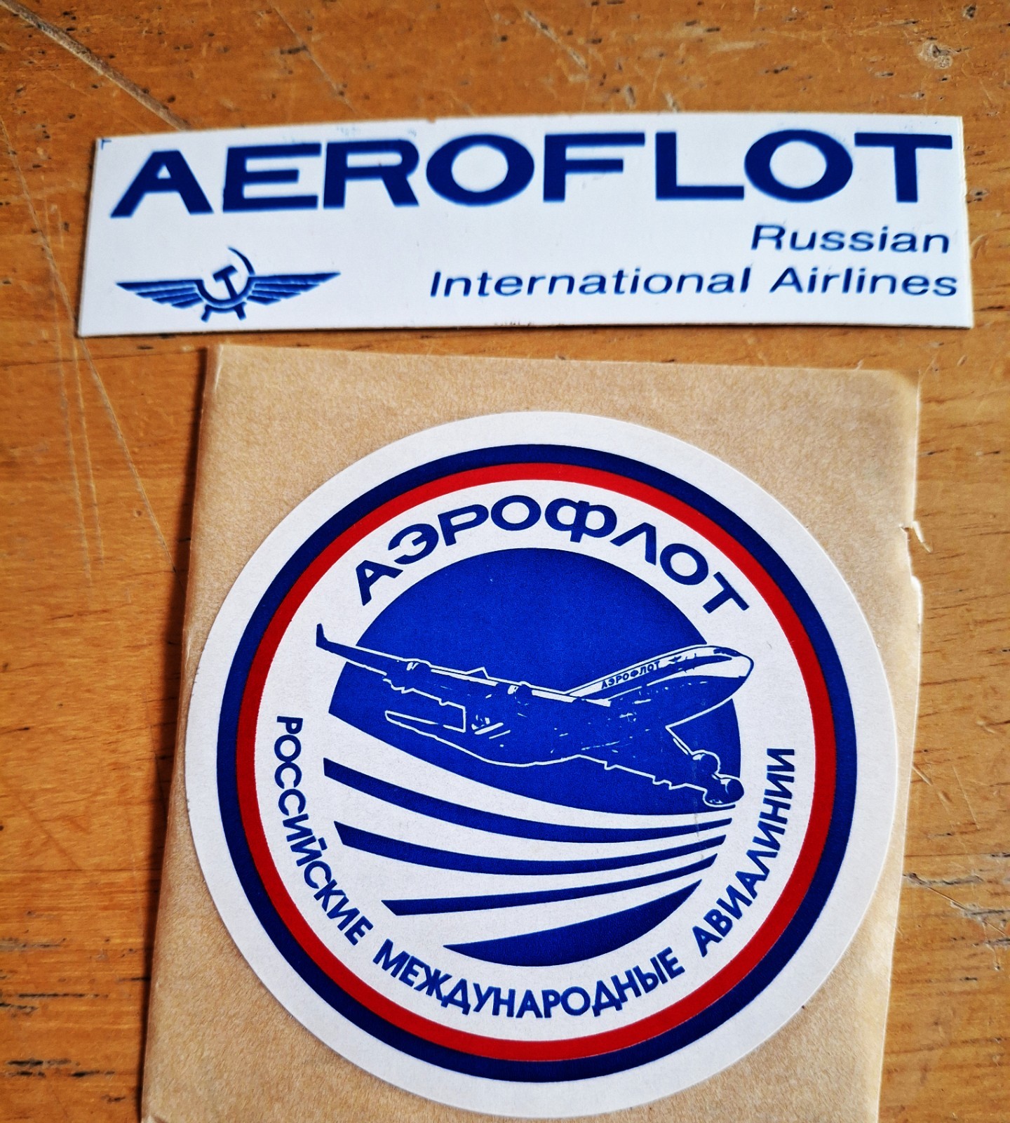 AEROFLOT  IL-96 & AEROFLOT Soviet Russian International Airline Stickers