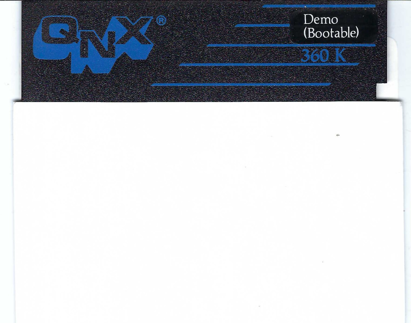 ITHistory SOFTWARE IBM (1986) QNX Demo   5.25\