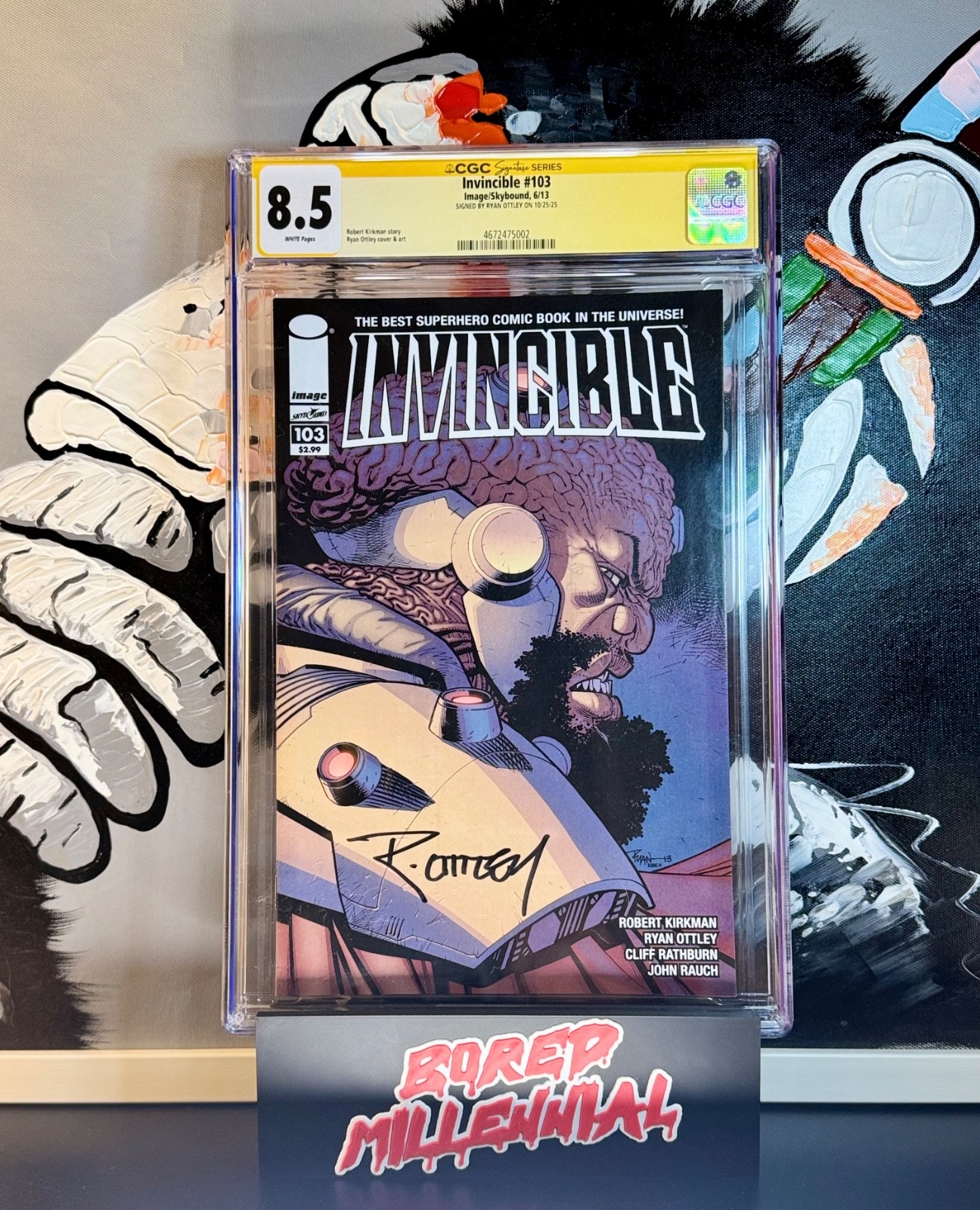 Invincible #103 Signed Ryan Ottley CGC 8.5 Image Comics