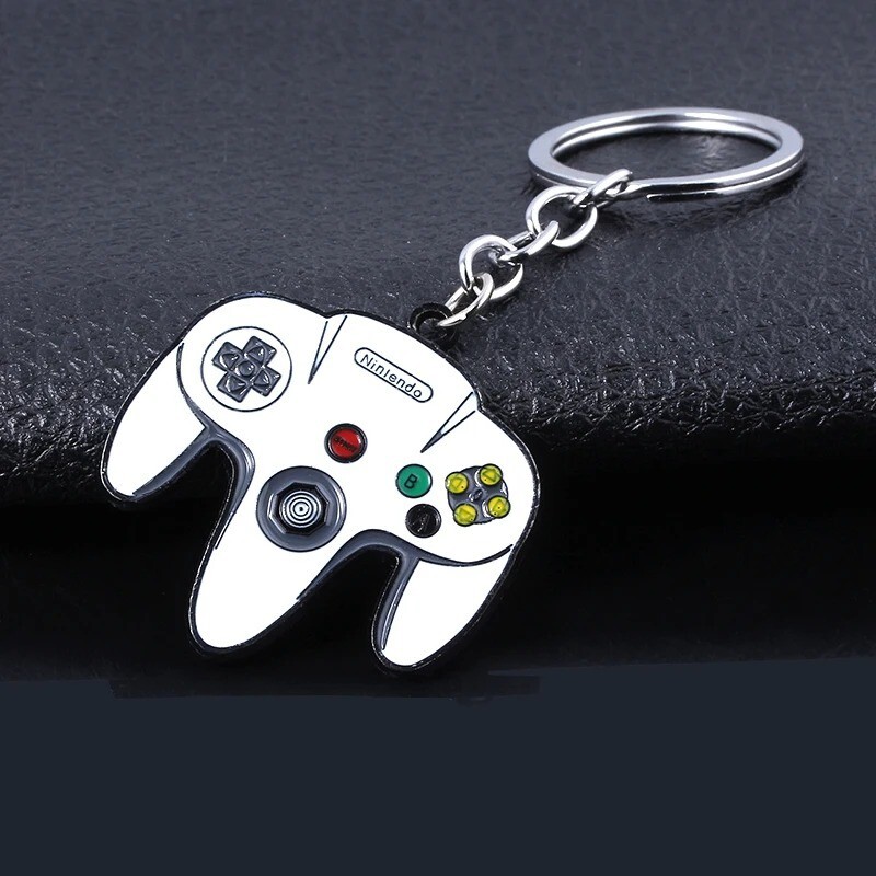Brand New N64 Nintendo 64 Styled Controller Keychain