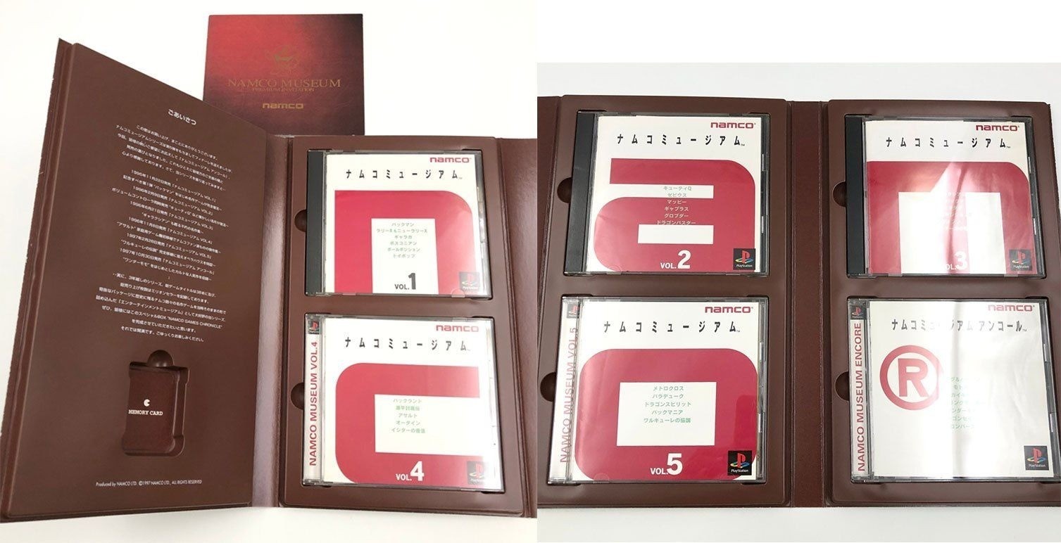 Namco Museum Vol.1-5 & Encore Set of 6 Sony PlayStation 1 PS1 Japan