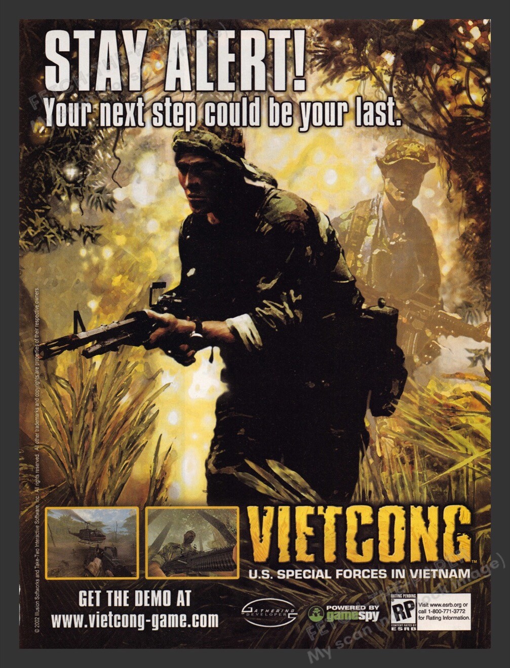 Vietcong: U.S. Special Forces Vietnam 2000s Video Game Print Advertisement 2003