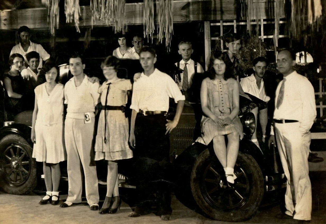 1928-30 Dance Marathon Competition Large Photo Competitors Dancers Original #19
