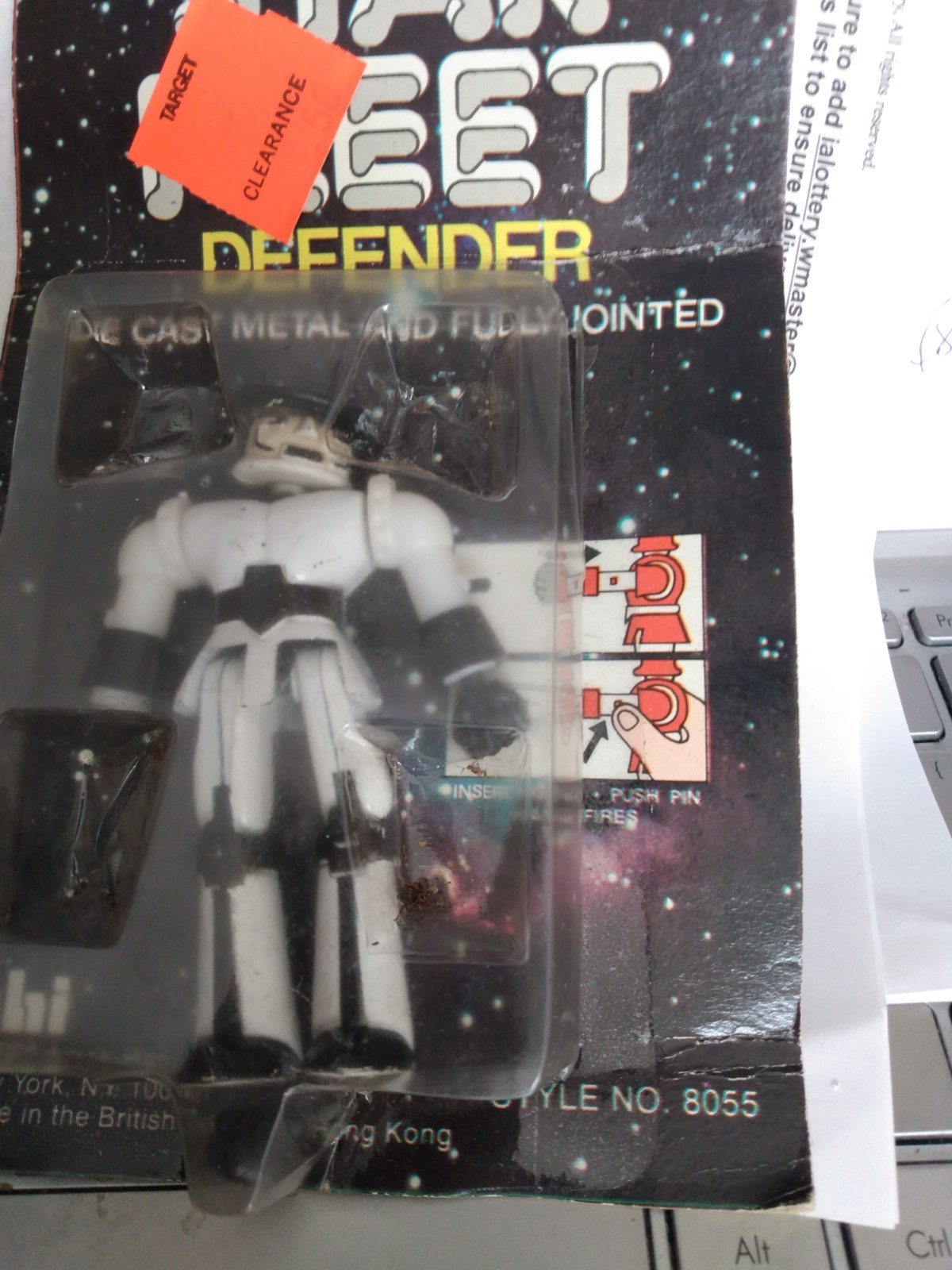 STAR FLEET DEFENDER WHITE DIE CAST