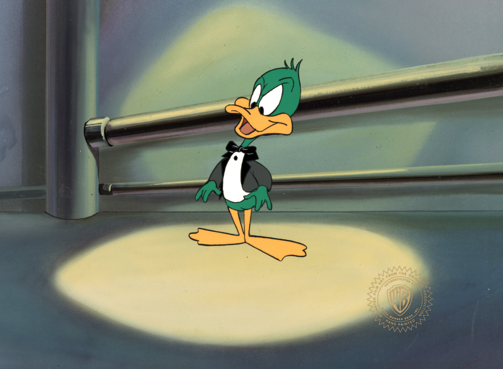 Tiny Toons Adventure-Original Production Cel-Plucky- Hare Raising Night